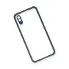 Xiaomi Redmi 9a Kılıf Miami Şeffaf Silikon - Gri