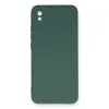 Xiaomi Redmi 9a Kılıf Nano İçi Kadife Silikon - Koyu Yeşil