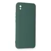 Xiaomi Redmi 9a Kılıf Nano İçi Kadife Silikon - Koyu Yeşil
