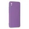Xiaomi Redmi 9a Kılıf Nano İçi Kadife Silikon - Mor