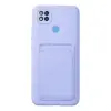 Xiaomi Redmi 9c Kılıf Kelvin Kartvizitli Silikon - Lila