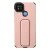 Xiaomi Redmi 9c Kılıf Mega Standlı Silikon - Pudra