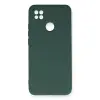 Xiaomi Redmi 9c Kılıf Nano İçi Kadife Silikon - Koyu Yeşil