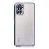 Xiaomi Redmi Note 10 Kılıf Razer Lensli Silikon - Açık Mavi