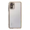 Xiaomi Redmi Note 10 Kılıf Razer Lensli Silikon - Gold