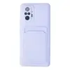 Xiaomi Redmi Note 10 Pro Kılıf Kelvin Kartvizitli Silikon - Lila
