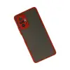 Xiaomi Redmi Note 10 Pro Kılıf Montreal Silikon Kapak - Kırmızı