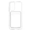 Xiaomi Redmi Note 11 Kılıf Kart Şeffaf Silikon - Şeffaf