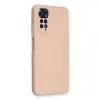 Xiaomi Redmi Note 11 Kılıf Nano İçi Kadife Silikon - Pudra