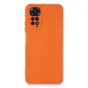 Xiaomi Redmi Note 11 Kılıf Nano İçi Kadife Silikon - Turuncu