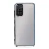 Xiaomi Redmi Note 11 Kılıf Razer Lensli Silikon - Açık Mavi