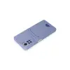 Xiaomi Redmi Note 11 Pro Kılıf Kelvin Kartvizitli Silikon - Lila