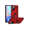Xiaomi Redmi Note 11t Kılıf Sofya Yüzüklü Silikon Kapak - Kırmızı