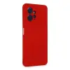 Xiaomi Redmi Note 12 4g Kılıf Nano İçi Kadife Silikon - Kırmızı