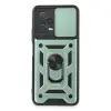Xiaomi Redmi Note 12 5g Kılıf Pars Lens Yüzüklü Silikon - Yeşil