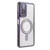 Xiaomi Redmi Note 12 Pro 4g Joke Simli Magneticsafe Kılıf - Derin Mor