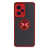 Xiaomi Redmi Note 12 Pro 5g Kılıf Montreal Yüzüklü Silikon Kapak - Kırmızı