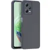 Xiaomi Redmi Note 12 Pro 5g Kılıf Nano İçi Kadife Silikon - Gri