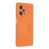 Xiaomi Redmi Note 12 Pro 5g Kılıf Nano İçi Kadife Silikon - Turuncu