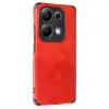 Xiaomi Redmi Note 13 4g Kılıf Loop Deri Silikon - Kırmızı
