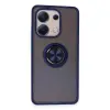 Xiaomi Redmi Note 13 4g Kılıf Montreal Yüzüklü Silikon Kapak - Lacivert