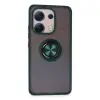Xiaomi Redmi Note 13 4g Kılıf Montreal Yüzüklü Silikon Kapak - Yeşil