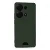 Xiaomi Redmi Note 13 Pro 4g Kılıf Kelvin Kartvizitli Silikon - Koyu Yeşil