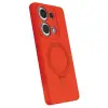 Xiaomi Redmi Note 13 Pro 4g Regal Magsafe Standlı Kapak - Turuncu