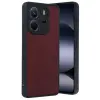 Xiaomi Redmi Note 14 4g Kılıf Aras Deri Kapak - Bordo
