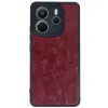 Xiaomi Redmi Note 14 4g Kılıf Aras Deri Kapak - Bordo