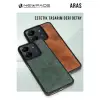 Xiaomi Redmi Note 14 4g Kılıf Aras Deri Kapak - Kırmızı