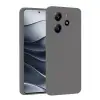 Xiaomi Redmi Note 14 4g Kılıf First Silikon - Gri