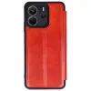 Xiaomi Redmi Note 14 4g Kılıf Flip Cover - Kırmızı