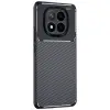 Xiaomi Redmi Note 14 Pro 4g Kılıf Auto Focus Karbon Kapak - Siyah
