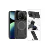 Xiaomi Redmi Note 14 Pro 4g Kılıf Joy Lens Standlı Kapak - Mor