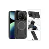 Xiaomi Redmi Note 14 Pro 5g Kılıf Joy Lens Standlı Kapak - Mor