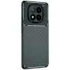Xiaomi Redmi Note 14 Pro Plus Kılıf Auto Focus Karbon Kapak - Koyu Yeşil