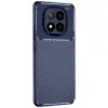 Xiaomi Redmi Note 14 Pro Plus Kılıf Auto Focus Karbon Kapak - Lacivert