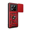 Xiaomi Redmi Note 15 Pro 4g Pars Lens Yüzüklü Silikon - Kırmızı