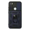 Xiaomi Redmi Note 8 Kılıf Pars Lens Yüzüklü Silikon - Lacivert