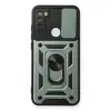 Xiaomi Redmi Note 8 Kılıf Pars Lens Yüzüklü Silikon - Yeşil