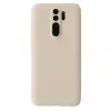 Xiaomi Redmi Note 8 Pro Kılıf First Silikon - Krem
