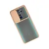 Xiaomi Redmi Note 8 Pro Kılıf Palm Buzlu Kamera Sürgülü Silikon - Pembe