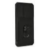 Xiaomi Redmi Note 8 Pro Kılıf Pars Lens Yüzüklü Silikon - Siyah