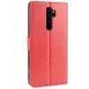 Xiaomi Redmi Note 8 Pro Kılıf Trend S Plus Kapaklı Kılıf - Kırmızı