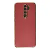 Xiaomi Redmi Note 8 Pro Kılıf Volet Silikon - Kırmızı