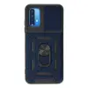 Xiaomi Redmi Note 9 4g Kılıf Pars Lens Yüzüklü Silikon - Lacivert