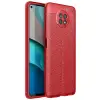 Xiaomi Redmi Note 9 5g Kılıf Auto Focus Kapak - Kırmızı