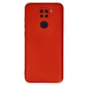 Xiaomi Redmi Note 9 Kılıf Nano İçi Kadife Silikon - Kırmızı