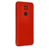 Xiaomi Redmi Note 9 Kılıf Nano İçi Kadife Silikon - Kırmızı